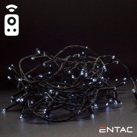 Grinalda 50 Leds 6400K Comando Ir 3Xaa 5M