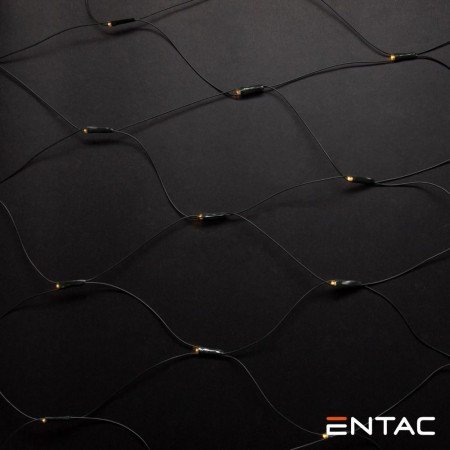 Grinalda 160 Leds 3000K Rede 220V 2X1.5Mt