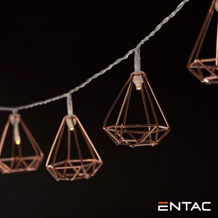 Grinalda 10 Leds Estruturas Metálicas 2Xaa 1.65M Entac