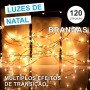 Conjunto De Luzes C/ 120 Leds 230V Branco Quente Grundig