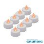 Conjunto De 8 Velas C/ Led Grundig