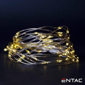 Grinalda De 20 Leds Branco Quente 1M Entac