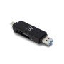 Ewent USB 3.1 Gen 1 Tipo C - Leitor de cartão compacto tipo A
