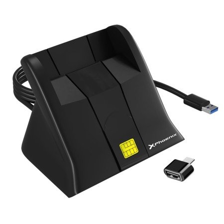 Leitor de cartão inteligente eletrônico dni phoenix usb para - adaptador tipo c