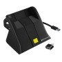Leitor de cartão inteligente eletrônico dni phoenix usb para - adaptador tipo c