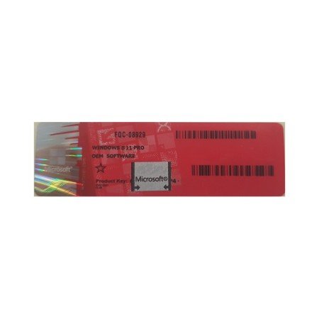 Microsoft Windows 11 Professional Licença OEM - COA com Sticker de Protecção