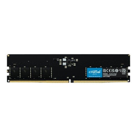 Memória RAM ddr5 16gb crucial - dimm - 5600 mhz - pc5 44800 - cl46 - 1.1v