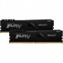 Memória ram ddr4 32gb 2x16gb kingston - 3600mhz - pc4 - 28800 - fury beast black - cl 18 - 1.35v