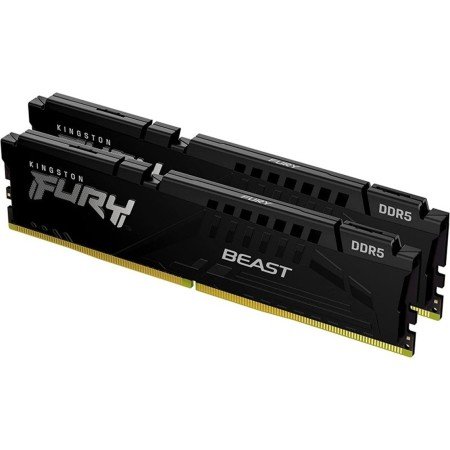 Memória ram ddr5 32gb 2x16gb kingston - 5400 mhz - pc5 - 41600 - fury beast - cl36 - 1.25v
