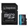 Cartão de memória micro secure digital sd xc 512gb kingston canvas go! mais classe 10 uhs - i u3 + adaptador sd