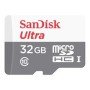 Cartão de memória micro secure digital sd hc + adaptador sandisk - 32gb - classe 10 - sdhc 100mb - s
