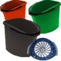 Balde Oval 16 Lt c/escorredor Verde