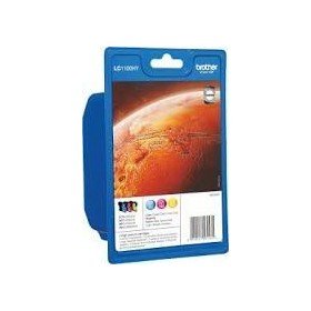 Brother LC1100 Rainbow (LC1100HYVALBP) Tinteiro ORIGINAL 4 Cores