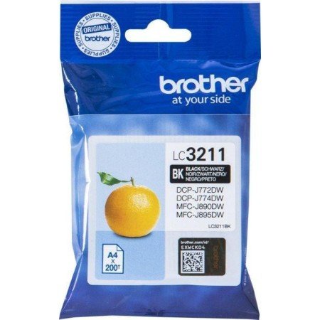 Brother LC3211BK (LC3211BK) Tinteiro ORIGINAL Preto
