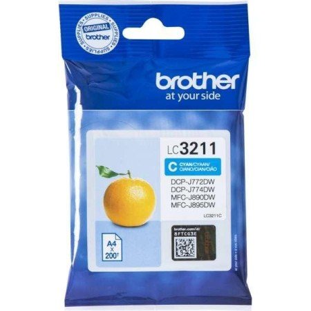 Brother LC3211C (LC3211C) Tinteiro ORIGINAL Cyan