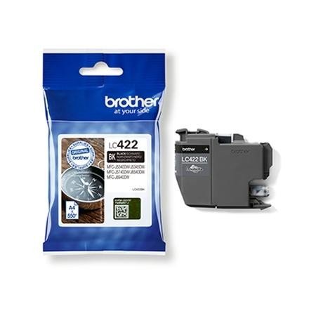 Brother LC422BK (LC422BK) Tinteiro ORIGINAL Preto