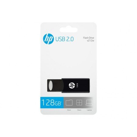 Memória usb 2.0 hp v212w 128gb preto