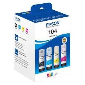 Epson Nº 104 (C13T00P640) Tinteiro ORIGINAL 4 Cores
