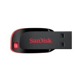 sandisk 64gb cruzador blade usb 2.0 flash drive vermelho