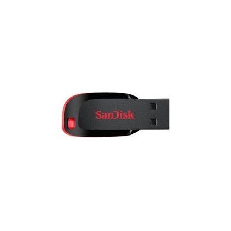 sandisk 64gb cruzador blade usb 2.0 flash drive vermelho