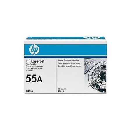 HP 55A (CE255A) Toner ORIGINAL Preto