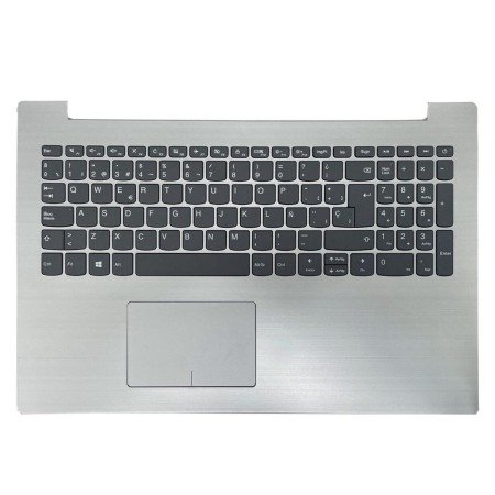 Carcaça Superior com Teclado para Portatil Lenovo IdeaPad 320-15Iap 320-15Ikb 320-15Is Prata