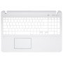 Carcaça Superior Teclado para Portatil Sony Vaio SVF152 Série SVF152C29M Branco Intro Pequeno