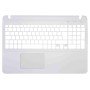 Carcaça Superior Teclado para Portatil Sony Vaio SVF152 Series Branco Intro Grande