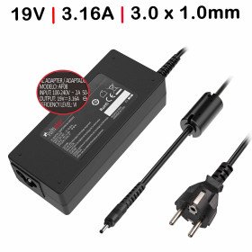 Carregador Portatil Samsung 19V 3.16A 3.0X1.0 mm