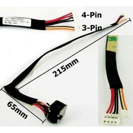 Conector DC Jack para HP Compaq 4310S 4510S 4515S