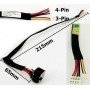 Conector DC Jack para HP Compaq 4310S 4510S 4515S