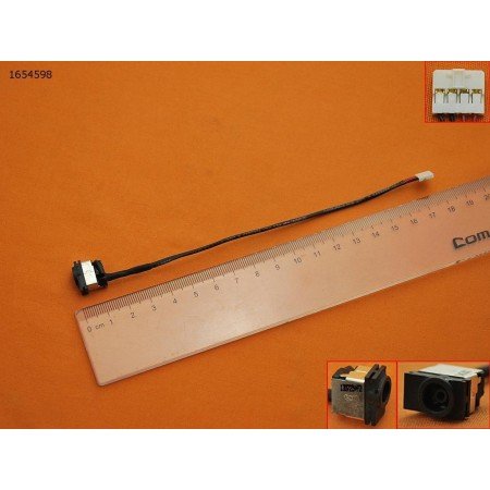 Conector DC Jack com Cabo para Samsung NP270Ese,Np275, NP500