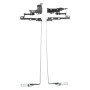 Dobradiças para Portatil Lenovo V130-15Igm V130-15Ikb 5H50Q60131 Sbb0R16385