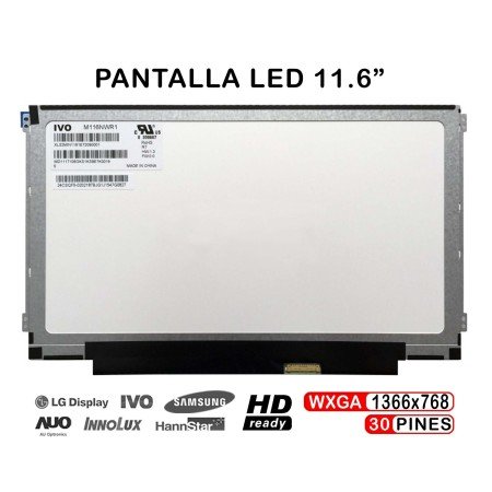 Ecrã LED de 11.6" para Portatil M116Nwr1 M116Nwr1 R7
