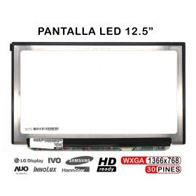 Ecrã LED de 12.5" para Portatil LP125Wh2(Tp)(H1) LP125Wh2 Tp H1