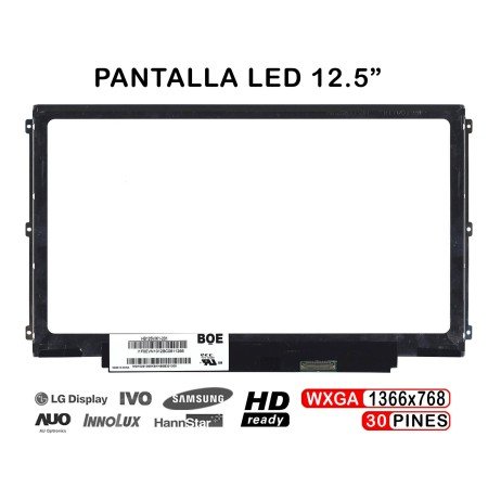 Ecrã LED de 12.5" Portatil Dell Latitude E7240 Hb125Wx1-100