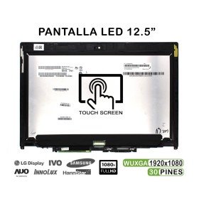 Ecrã Tátil LED de 12.5" para Portatil Lenovo ThinkPad Yoga 260 FHD 30 Pines