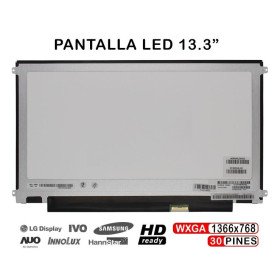 Ecrã LED de 13.3" para Portatil HP LP133Wh2(Sp)(B3)