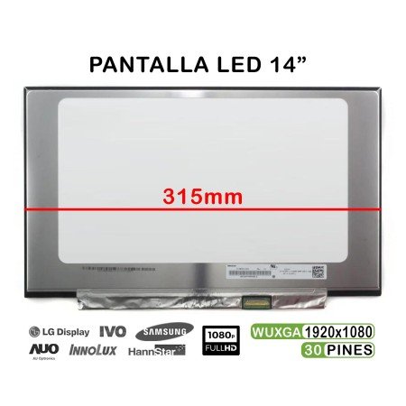 Ecrã LED de 14" para Portatil Acer Swift 5 Sf514-51-777U 14"
