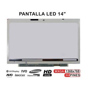 Ecrã LED de 14" para Portatil Fujitsu Lifebook U772 Series LP140Wh6-Tsa2 LP140Wh6-Tsa3