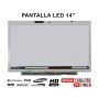 Ecrã LED de 14" para Portatil Fujitsu Lifebook U772 Series LP140Wh6-Tsa2 LP140Wh6-Tsa3
