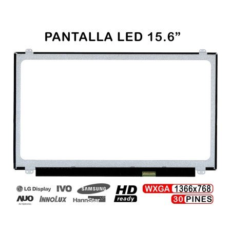 Ecrã 15.6" Hd LED Slim N156Bge-E41 Edp de 30 Pines com Brackets