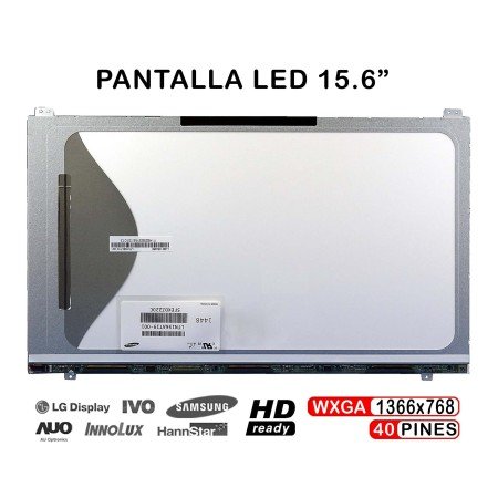 Ecrã LED de 15.6" para Portatil LTN156At19 LTN156At18