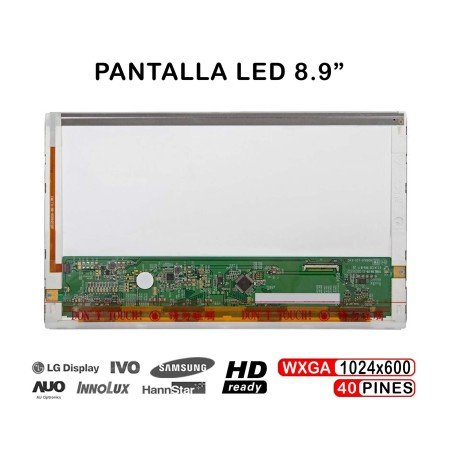 Ecrã LED de 8.9" para Portatil Acer Aspire One Zg5 A150 Ao150 B089Aw01 B089Sw01