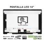 Ecrã LED Tátil 14" para Portatil HP Pavilion X360 14-Dy 14M-By