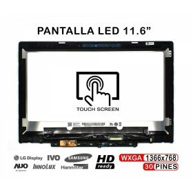 Ecrã LED com Estrutura de 11.6" para Portatil Lenovo Chromebook 300E 2Nd Gen 81Qc Mtk com G-Sensor