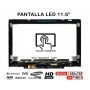 Ecrã LED com Estrutura de 11.6" para Portatil Lenovo Chromebook 300E 2Nd Gen 81Qc Mtk com G-Sensor