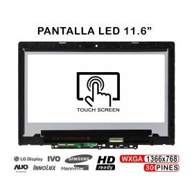 Ecrã LED com Estrutura de 11.6" para Portatil Lenovo Chromebook 300E 2Nd Gen 81Qc Mtk Sin G-Sensor