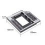 Médio Carcaça Caddy Cd DVd para Disco Duro 2.5 2Nd SATA 12.7mm Universal