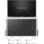 Monitor Portátil Arzopa A1 Gamut Slim 14" FHD Ips com Hdmi USB-C para PC Mac Xbox Ps4 Ps5